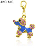 12 Dog Charm Earring Pendant Necklace Metal Jewelry Making