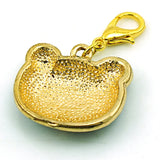 12pc Lobster Clasp Charms Enamel Cat Head DIY Jewelry Making Accessories
