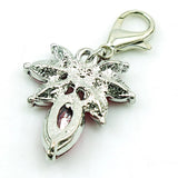 12pcs DIY Charms With Lobster Clasp Crystal Grape for Jewelry Making