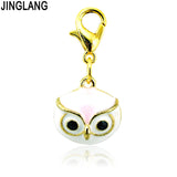 Lobster Clasp Owl Head Charms DIY Pendants