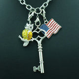 Lobster Clasp Charms Metal Key DIY