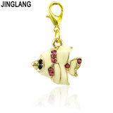 Lobster Clasp Ocean Charms Dangle DIY Charms 12pcs