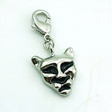Metal Leopard Head Charm Bracelet/Necklace DIY Accessory