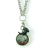 Animal Lobster Clasp Charms Dangle Enamel Rhinoceros Head DIY Charms
