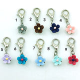 Resin Flower Pendants Lobster Clasp Charms DIY Jewelry Making Gift