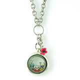 Resin Flower Pendants Lobster Clasp Charms DIY Jewelry Making Gift
