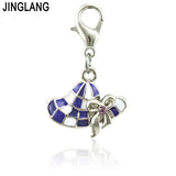 Retro Hat Charms Pendants DIY Jewelry Accessories 12 pcs