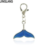 Ocean Charm Dangle Lobster Clasp 12/15Pcs