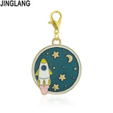 Moon&Stars Planet Charms Pendants Jewelry Making 50pcs