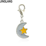 Moon&Stars Planet Charms Pendants Jewelry Making 50pcs
