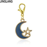 Moon&Stars Planet Charms Pendants Jewelry Making 50pcs