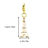 Eiffel Tower Pendant Charm in 3 Colors for Jewelry
