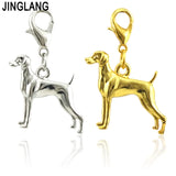 Alloy Dog Charms DIY Pendant Small Charms Jewelry for Necklace Bracelet