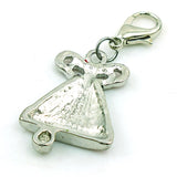 Christmas Lobster Clasp Charms Enamel Bow Tie Bells Pendant