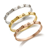 Colorful Star Charm Bracelets & Bangle For Women Stainless Steel Golden Crystal