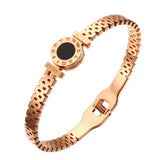 Roman Numerals Love Bangles Resin Bracelets for Women