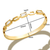 CZ Charm Hollow Bangle Crystal Cuff Wristband Jewelry