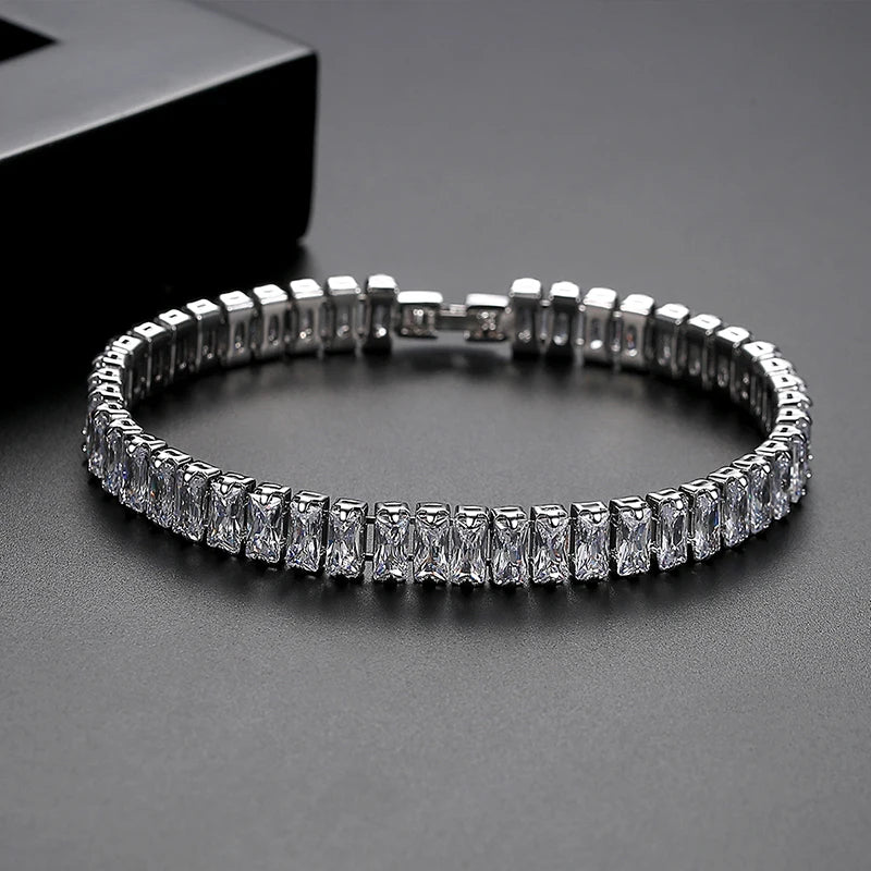 Couples Bracelets for Women Men Tennis Bracelet CZ Zirconia Dropship