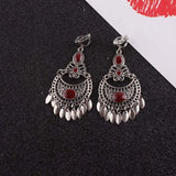 Vintage Clip on Earrings Ethnic Jewelry for Women