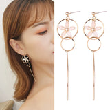 Long Style Clip On Earrings for Women, Personality Jewelry