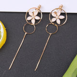 Long Style Clip On Earrings for Women, Personality Jewelry