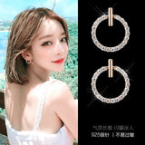 Butterfly Rhinestone Ear Cuff Clip Earrings For Women
