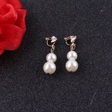 Pearl No-Harm Clip Earrings for Girls Jewelry
