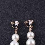 Pearl No-Harm Clip Earrings for Girls Jewelry