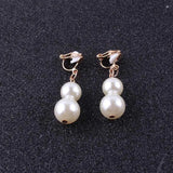 Pearl No-Harm Clip Earrings for Girls Jewelry