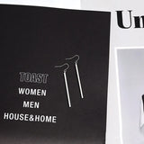 Korea Style Metal Strip Clip On Earrings Women No Ear Hole Earring