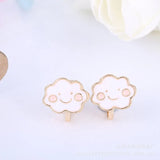 Korea Style Smiley Face Clip Earrings No Pierced Girl Charm Jewelry