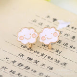 Korea Style Smiley Face Clip Earrings No Pierced Girl Charm Jewelry