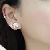 Korea Style Smiley Face Clip Earrings No Pierced Girl Charm Jewelry