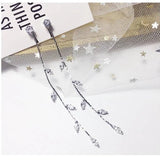 Tassel Rhinestone Clip Earring No Piercing for Women