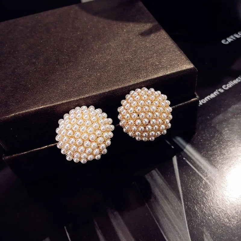 Korea Style Triangle Clip on Earrings Non Piercing Wedding Charm