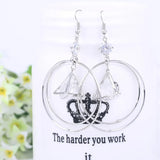 Zircon Clip-On Earrings for Women Geometric Female Jewelry