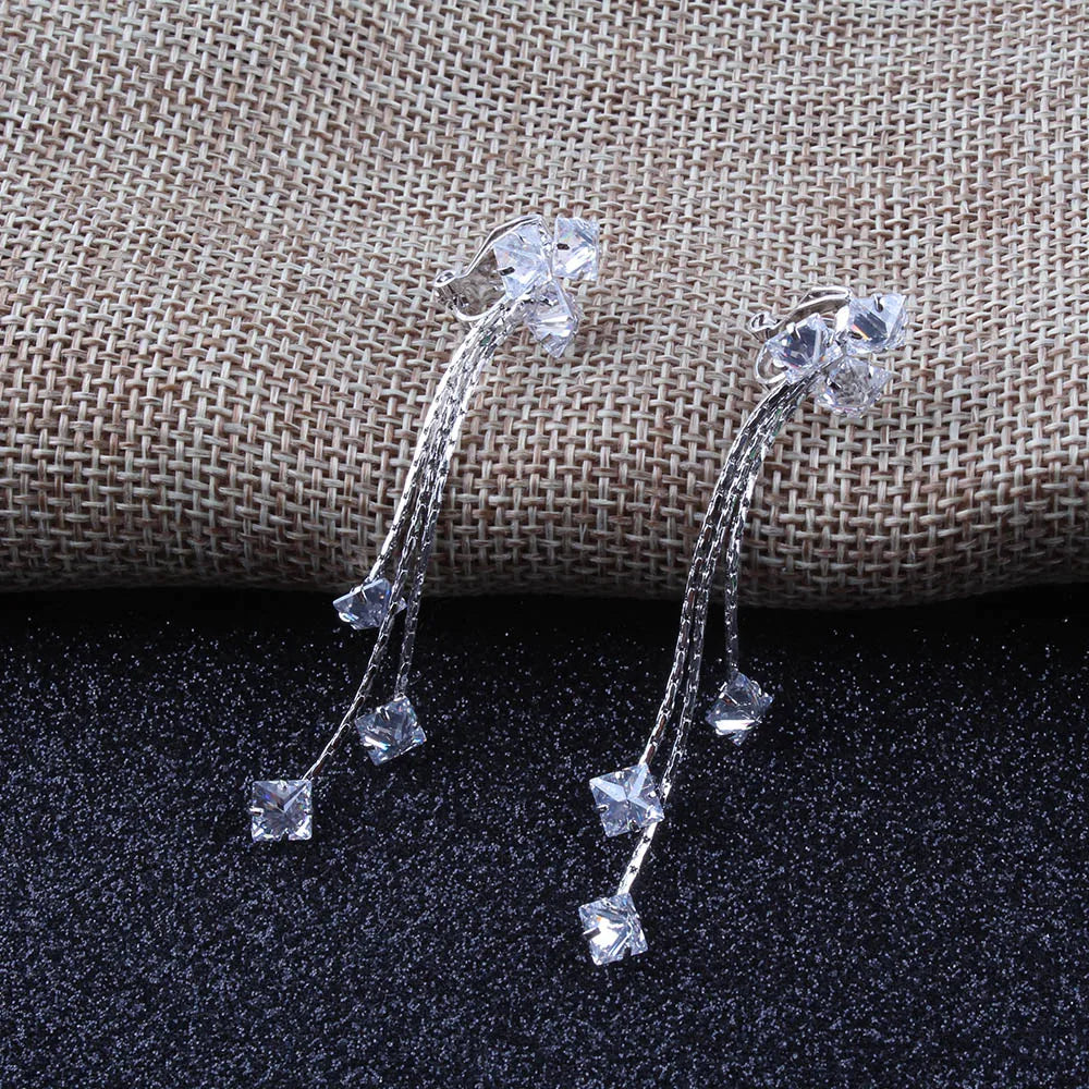 Vintage Bohemian Teardrop Stones Earrings