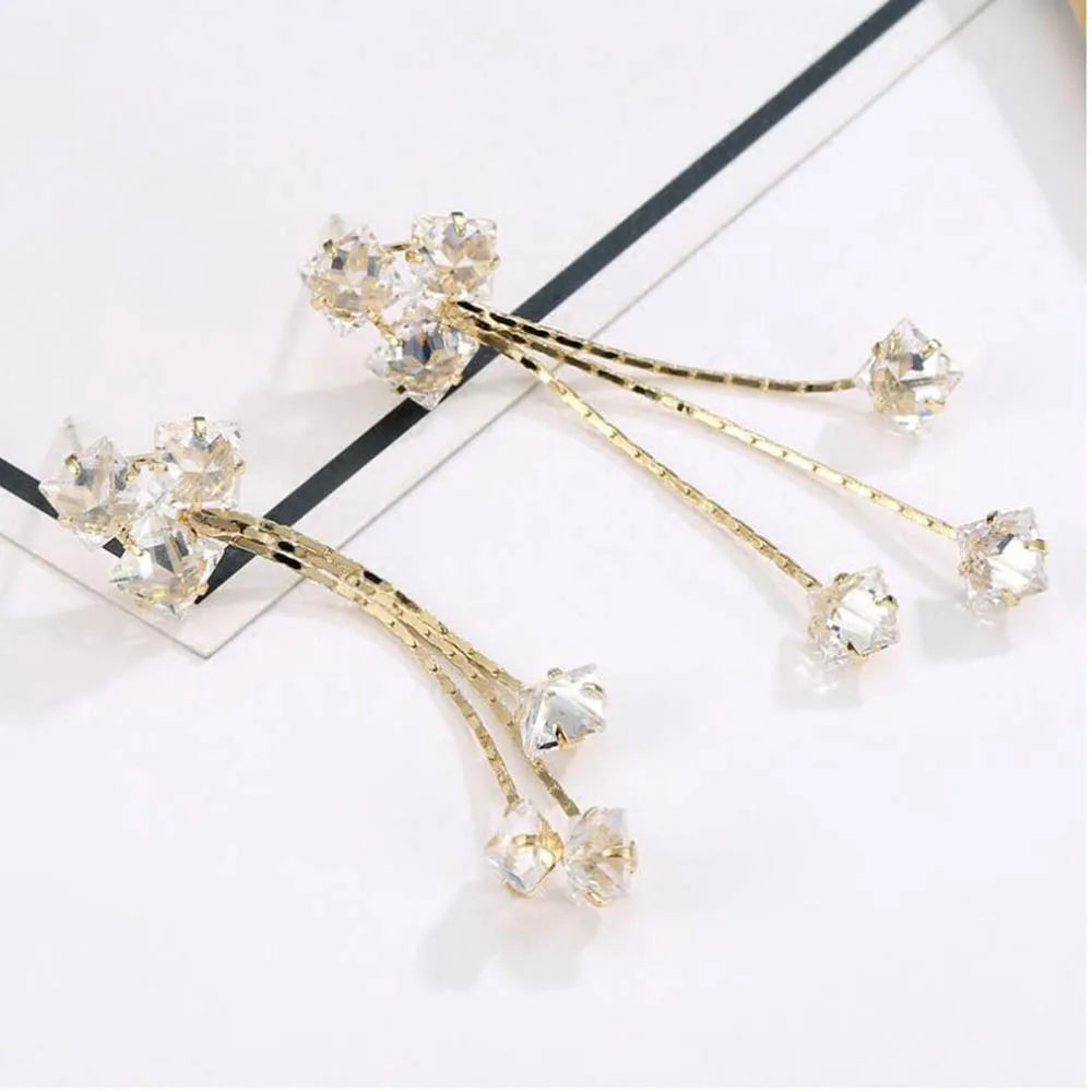 Vintage Bohemian Teardrop Stones Earrings