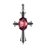 925 Silver Moon Unicorn Purple Heart Pendant Necklace
