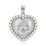 925 Silver Butterfly Heart Necklace for Women
