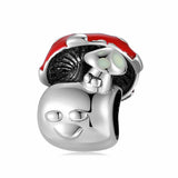 925 Silver Cake Pizza Drink Animals Beads Charms Bracelet Jewelry