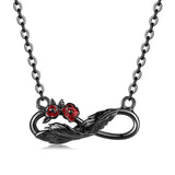 925 Silver Halloween Cross Love Hand Pendant Necklace