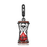 925 Silver Panda Skull Eye Animal Pendant Bead for Women Charms