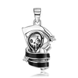925 Silver Red Snake Skeleton Pendant Necklace for Women