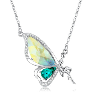 925 Sterling Silver Key & Lock Skull Arrow Pendant Necklaces Women