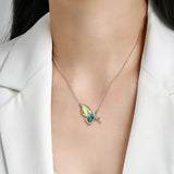 925 Sterling Silver Key & Lock Skull Arrow Pendant Necklaces Women