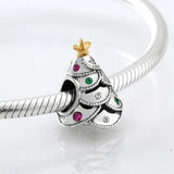 925 Sterling Silver Spring Charm Beads Collection with Cz - Fits Bracelet