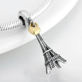 925 Sterling Silver Spring Charm Beads Collection with Cz - Fits Bracelet
