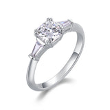 925 Silver 1CT Real Moissanite Diamond Women Ring