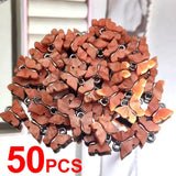 50Pcs Silver Butterfly Jewelry Accessories for DIY Earrings Necklaces